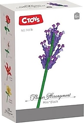 Ctoys Flower Mini Aranjman Lavander 177 Parça Blok Oyuncak