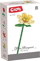 Ctoys Flower Mini Aranjman Magnolina Champaca 177 Parça Blok Oyuncak