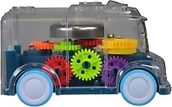 Ctoys Işıklı Sesli Şeffaf Minibüs SR878-06