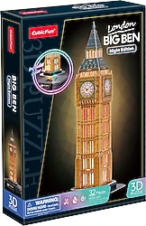 CubicFun Big Ben Led Işıklı L537H 32 Parça 3D Puzzle