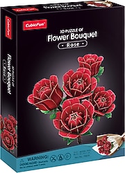 CubicFun Büyük Gül Buketi 312 Parça P865H 3D Puzzle