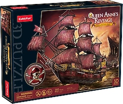 CubicFun Queen Anne's Revenge Gemisi T4040H 391 Parça 3D Puzzle