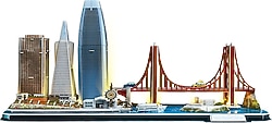 CubicFun San Francisco 90 Parça 3D Puzzle L524H