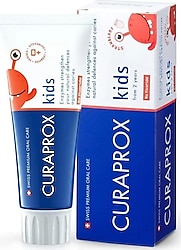 Curaprox Enzycal Çilek Aromalı 2+ Yaş 60 ml Florürsüz Çocuk Diş Macunu
