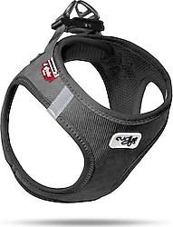 Curli Cord Vest 3XS Köpek Göğüs Tasması - Siyah