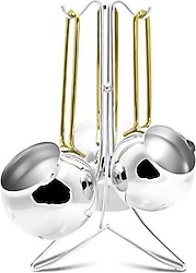 CVS DN 12202 Gold 4 Parça Standlı Cezve Seti