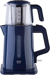 CVS DN 1540 Tea Me Cam Demlikli Lacivert Çay Makinesi