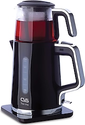 CVS Tea Me Deluxe DN 1541 Cam Demlikli Çay Makinesi