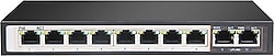D-Link DGS-F1010P-E 8 Port 10/100/1000 Mbps Gigabit PoE Switch