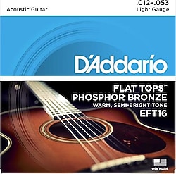 D'Addario EFT16 Akustik Gitar Tel Seti