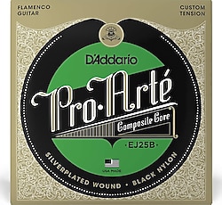 D'Addario EJ25B Pro-Arte Flamenco Klasik Gitar Tel Seti