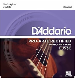 D'Addario EJ53C Pro-Arte Concert Ukulele Teli