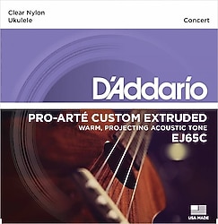 D'Addario Ej65C Pro-Arte Concert Ukulele Teli
