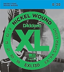 D'Addario EXL130 Extra Super Light 8-38 Elektro Gitar Teli