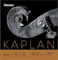 D'Addario K610 3/4M Kaplan Kontrabas Teli