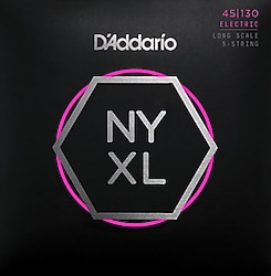 D'Addario NYXL45130 5 Telli 45-130 Bas Gitar Teli