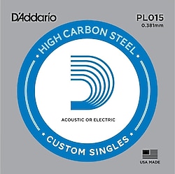 D'Addario PL015 Tek Elektro Gitar Teli