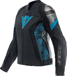 Dainese Avro 5 Deri 4 Mevsim Kadın Mavi Motosiklet Montu