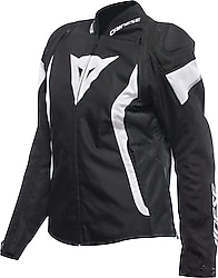 Dainese Avro 5 Tex Siyah-Beyaz 4 Mevsim Kadın Motosiklet Montu
