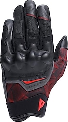 Dainese Ermex Erkek Siyah-Kırmızı Yazlık Motosiklet Eldiveni