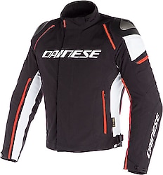 Dainese Racing 3 D-Dry Siyah-Beyaz Motosiklet Montu