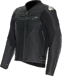 Dainese Racing 5 Erkek Deri Siyah 4 Mevsim Motosiklet Montu