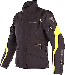 Dainese Tempest 2 D-Dry Erkek Siyah-Neon Sarı Motosiklet Montu