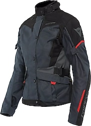 Dainese Tempest 3 D-Dry Kadın Siyah-Kırmızı Motosiklet Montu