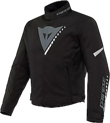 Dainese Veloce D-Dry Erkek Gri-Siyah Motosiklet Montu