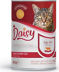 Daisy Biftekli 400 gr Yetişkin Konserve Kedi Maması