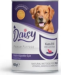 Daisy Kuzu Etli 400 gr Yetişkin Konserve Köpek Maması