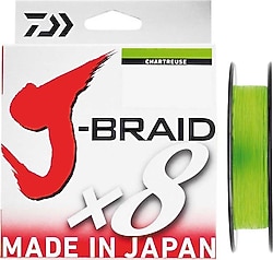 Daiwa J-Braid 8X 150 m 0.13 mm 8 kg Chartreuse İp Misina