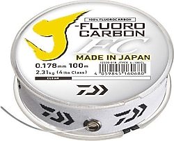Daiwa J-Fluoro 100 m 0.30 mm 6 kg Fluorocarbon Misina