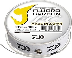 Daiwa J-Fluoro 100 m 0.40 mm 9 kg Fluorocarbon Misina