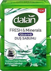 Dalan Fresh & Minerals Doğal Mineraller & Üzüm Çekirdeği 4x150 gr Duş Sabunu