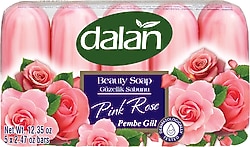 Dalan Pembe Gül 5x70 gr Güzellik Sabunu