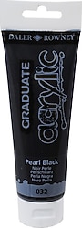 Daler-Rowney Graduate 120 ml 032 Pearlescent Black Akrilik Boya