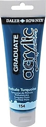 Daler-Rowney Graduate 120 ml 154 Phthalo Turquiose Akrilik Boya
