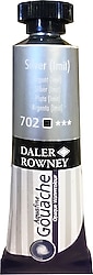 Daler-Rowney Aquafine Opak 15 ml Guaj Boya N:702 Silver Imit