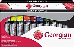 Daler-Rowney Georgian 22 ml 10 Renk Yağlı Boya Tanıtım Seti