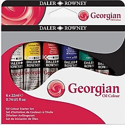 Daler-Rowney Georgian 22 ml 6 Renk Yağlı Boya Başlangıç Seti