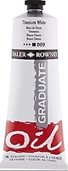 Daler-Rowney Graduate 200 ml Yağlı Boya N:009 Titanium White