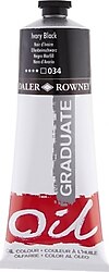 Daler-Rowney Graduate 200 ml Yağlı Boya N:034 Ivory Black