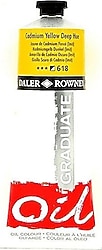 Daler-Rowney Graduate 200 ml Yağlı Boya N:618 Cadmium Yellow Deep Hue