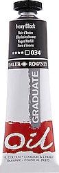 Daler-Rowney Graduate 38 ml Yağlı Boya N: 034 Ivory Black