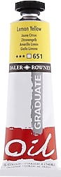 Daler-Rowney Graduate 38 ml Yağlı Boya N:651 Lemon Yellow