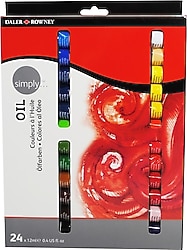 Daler-Rowney Simply 12 ml 24 Renk Yağlı Boya