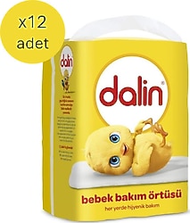 Dalin 10'lu 12 Paket Bebek Bakım Örtüsü