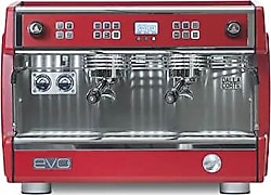 Dalla Corte Evo2-H-2-R 2 Gruplu Kırmızı Espresso Makinesi