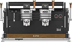 Dalla Corte Zero Barista Zero-2-DN 2 Gruplu Siyah Ceviz Espresso Makinesi